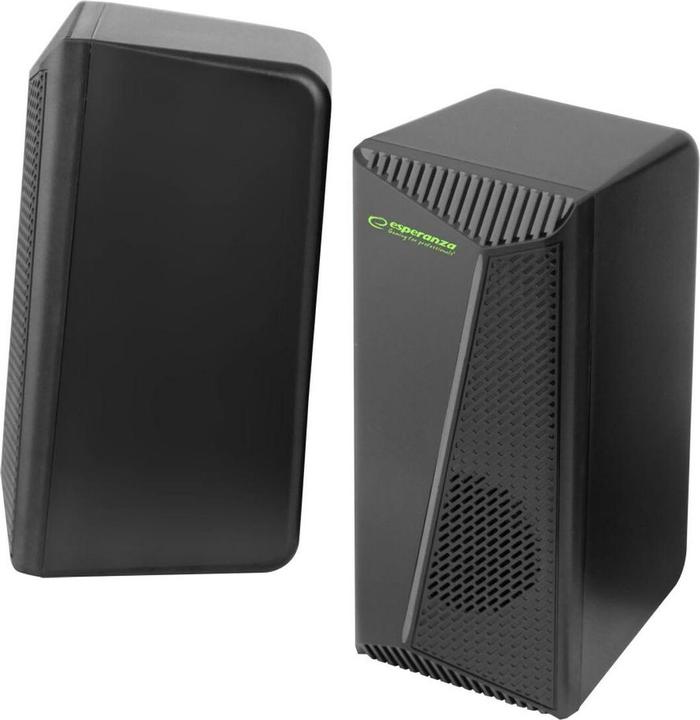 Actual product image Esperanza EGS106 Loudspeaker 2.0 LED Black 6W