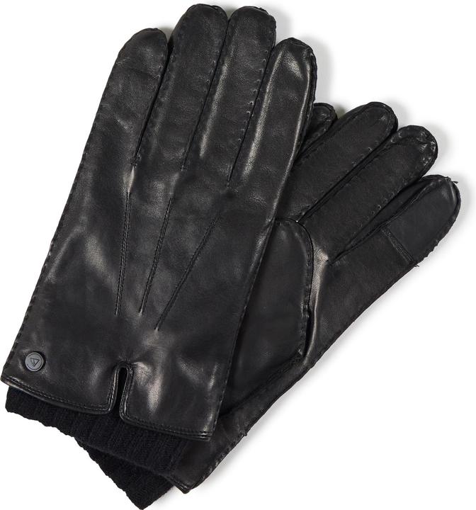 Produktbild Cash-Mere Lederhandschuhe mit Pulswärmer und Touchscreen tauglich (M)