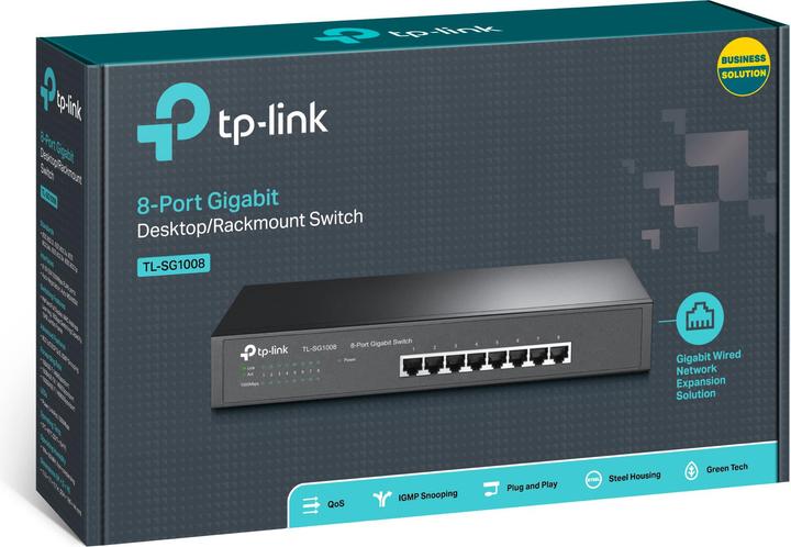 Immagine prodotto TP-Link TL-SG1008 (8 Porti)