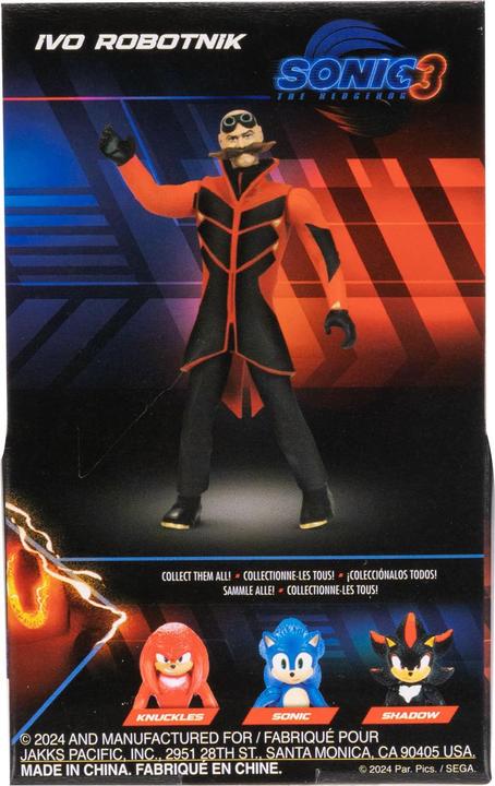 Immagine prodotto Jakks Pacific Minifigure di Sonic - The Hedgehog Movie 3