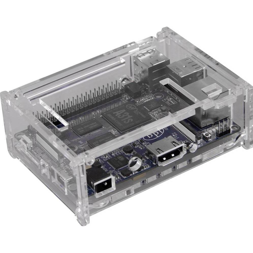 Banana PI  Gehäuse BananaPIM2-Case1, Entwicklungsboard Zubehör, Transparent
