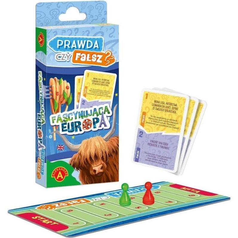 Alexander Multicolore Wahr Oder Falsch? Faszinierendes Europa Alex (Polacco, Tedesco, 2 - 4 Giocatori)