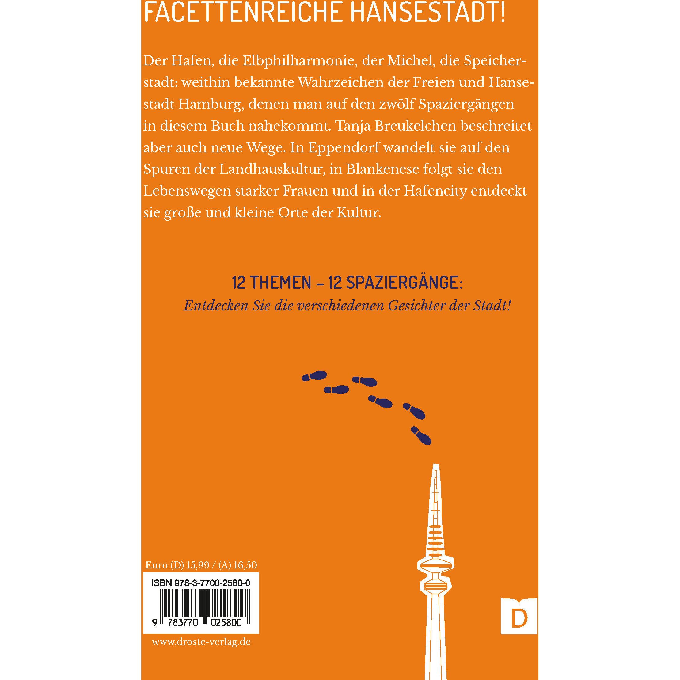 Thumbnail - Zu Fuss durch die Hansestadt Hamburg, Ratgeber von Tanja Breukelchen