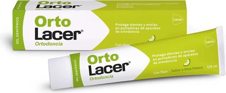 Produktbild Lacer ORTOLACER Limette Zahnpasta Gel 125ml (125 ml)
