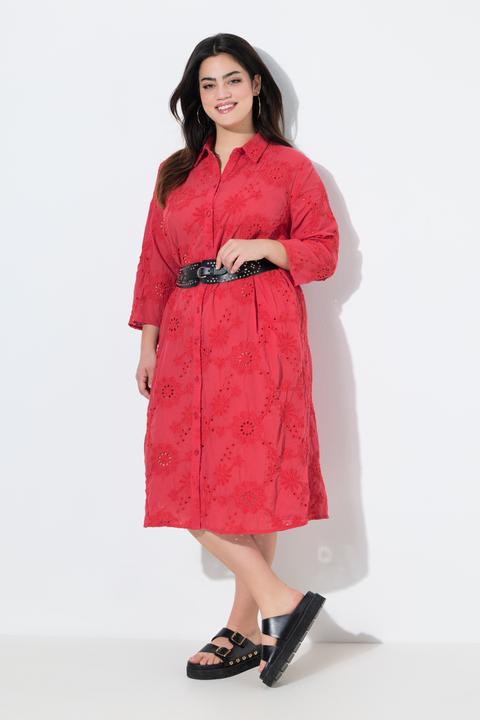 Produktbild Angel of Style Hemdblusenkleid, A-Linie, Lochstickerei (56)