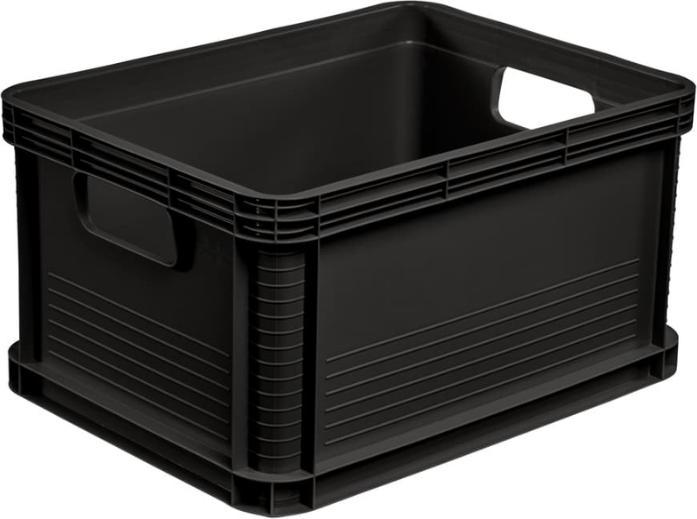 keeeper robert" storage box, 20 litres, graphite (40 x 30 x 22 cm, 20 l)