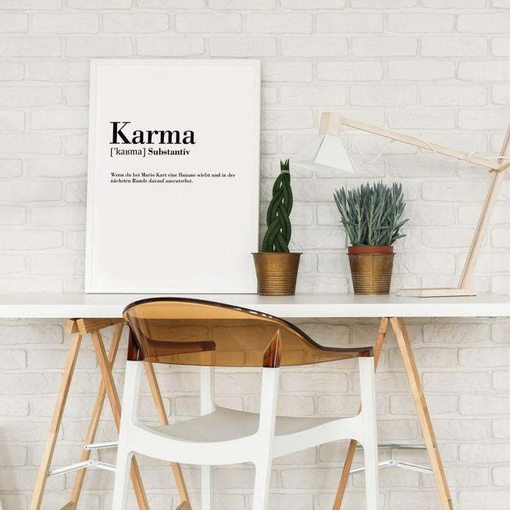 Image du produit Trenddeko Grammaire Karma (30 x 40 cm)