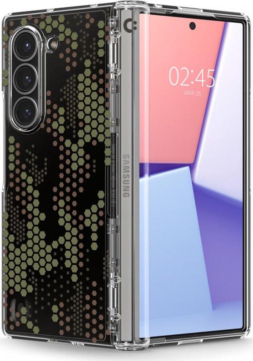 Actual product image Spigen Ultra Hybrid Pro Galaxy Z Fold 6 Case Digital Camo (Samsung Galaxy Z Fold6)
