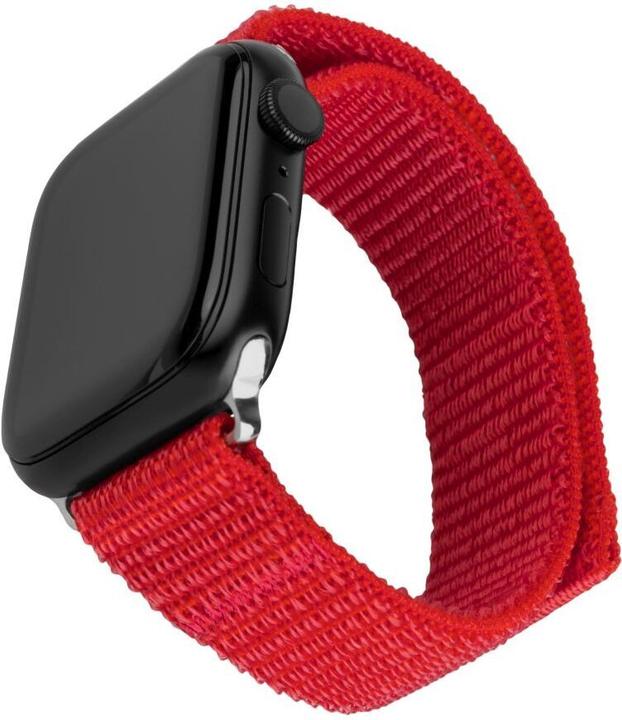 Produktbild Fixed Apple Watch Ultra 49 mm Nylonarmband, Rot (49 mm, Edelstahl, Nylon)