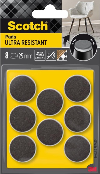 Produktbild Scotch Extrembeständige Filzpads (Filzgleiter, 1 Stück)