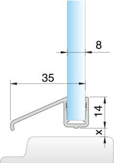 Produktbild Pauli+Sohn Duschtürdichtung 8891