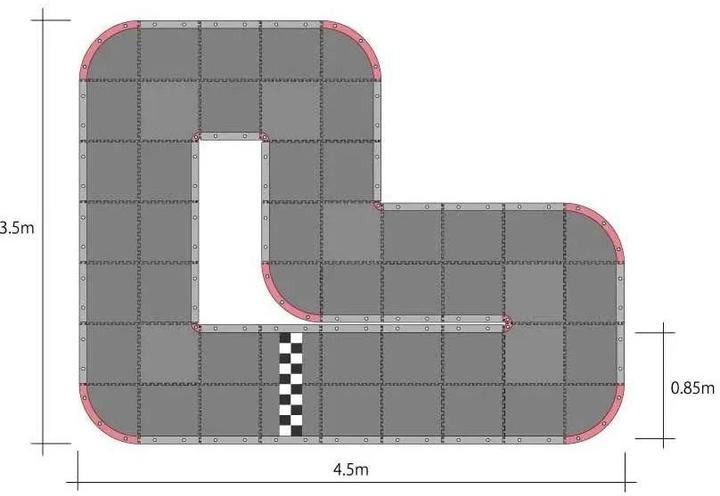 Produktbild Kyosho Mini-Z Grand Prix Circuit 50 48-teilig, 50 x 50