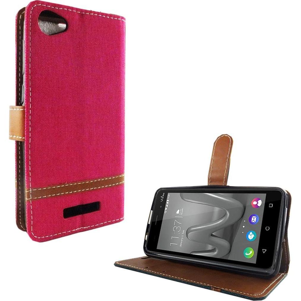 König Design Hülle Handy Schutz für Wiko Jerry Max Case Cover Tasche Wallet Etui Handyhülle (Wiko Jerry Max), Smartphone...