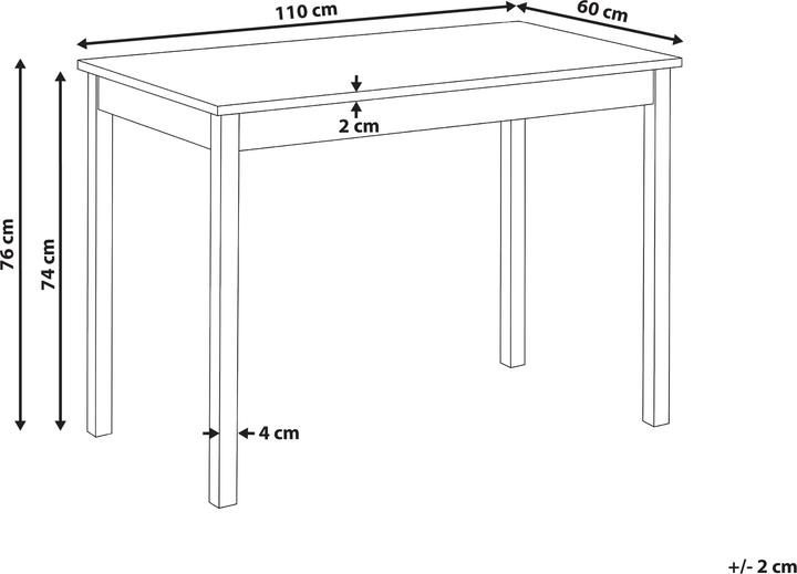 Produktbild Beliani Georgia (114 x 68 x 75 cm)