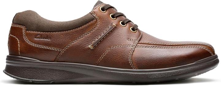 Image du produit Clarks Heren Cotrell Walk Oxford Flat, Tabak, 44 EU (44)