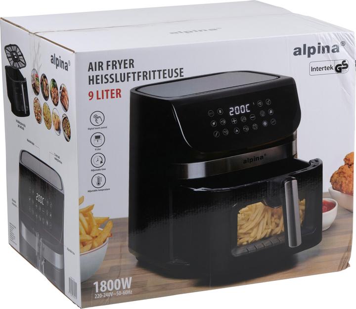 Produktbild alpina Heissluftfritteuse 9L 1800W