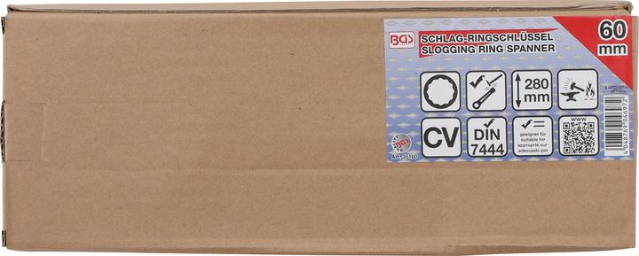 Actual product image BGS Slogging Ring Spanner | 60 mm (60 mm)