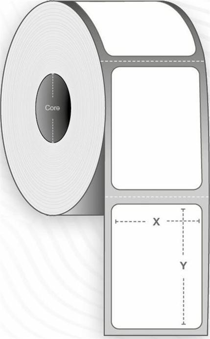 Actual product image Capture Polyester label 76 x 76mm