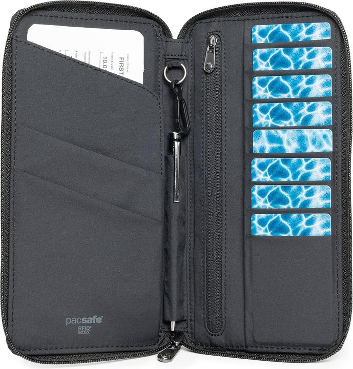 Actual product image Pacsafe RFIDsafe Travel Wallet