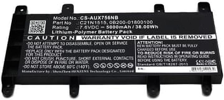 Image du produit AGI Batterie compatible avec Asus F756UQ-T4350T (5000 mAh)