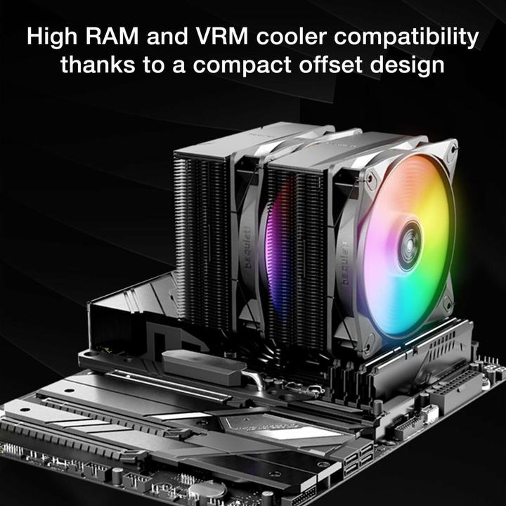 Actual product image be quiet! Pure Rock PRO 3 LX ARGB (155 mm)