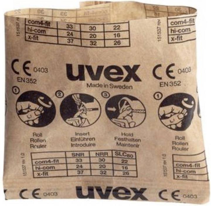 Produktbild Uvex Safety Gehörschutzstöpsel x fit, grün, SNR 37 dB, Grösse M (100 x)