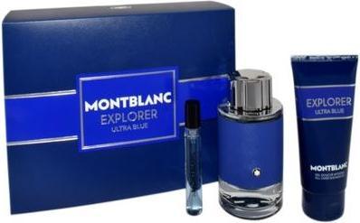 Produktbild Montblanc Explorer Ultra Blue Set - 100ml Eau De Parfum, 75ml Travel Spray, 100ml Duschgel (Parfum set)