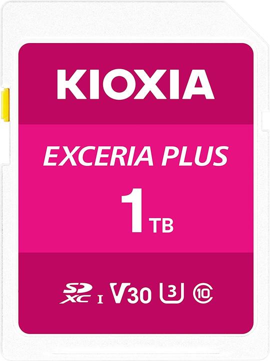 Produktbild Kioxia 1024GB Exceria plus U3 V30 SD (1000 GB, SDXC, U3, UHS-I)