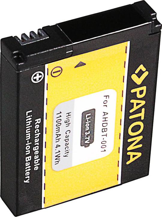 Actual product image Patona Battery AHDBT-001, for Hero2 (Camera battery)