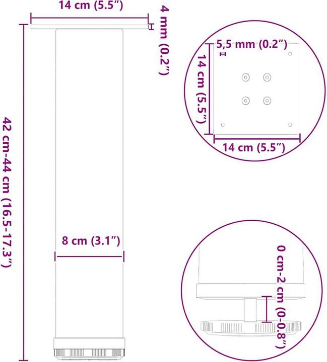Produktbild VidaXL Magnus