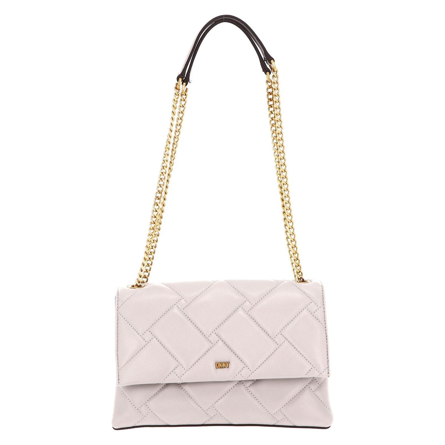Dkny, Damen, Handtasche, Willow Leather Shoulder Bag, Beige