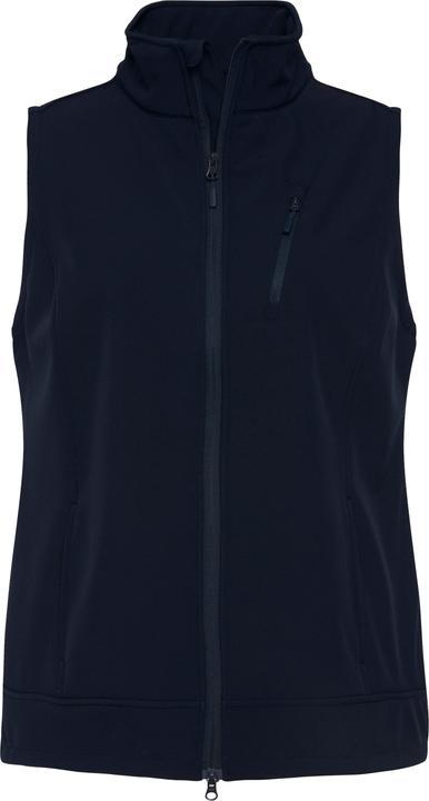 Immagine prodotto Ulla Popken Gilet di softshell con fodera di pile, zip a cursore doppio e collo alto (42, 44)