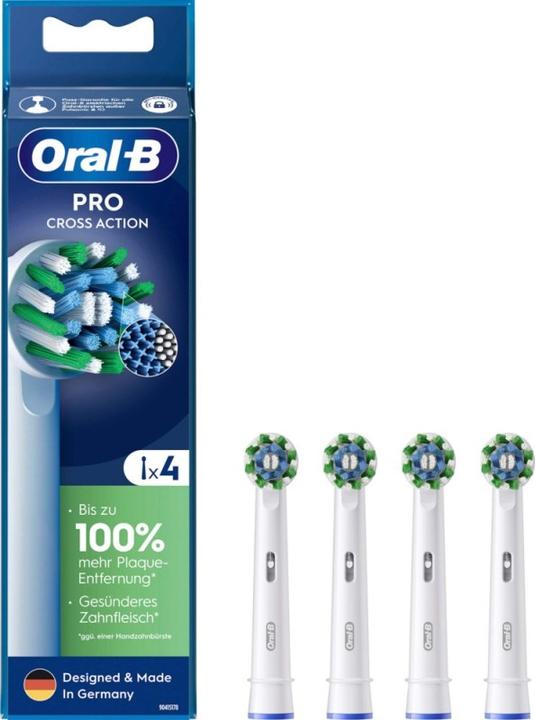 Actual product image Braun Oral-B Attachment Brushes Pro CrossAction 4er AM (4x)