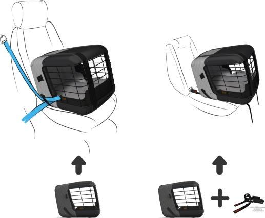 Produktbild 4pets Isofix Connector (Hund)