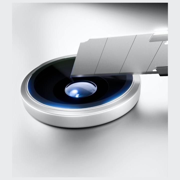 Actual product image 3MK HARDY Lens Protection Pro for Apple iPhone 17 Pro / 17 Pro Max Silver (1 Piece, Apple iPhone 17 Pro Max, Apple iPhone 17 Pro)