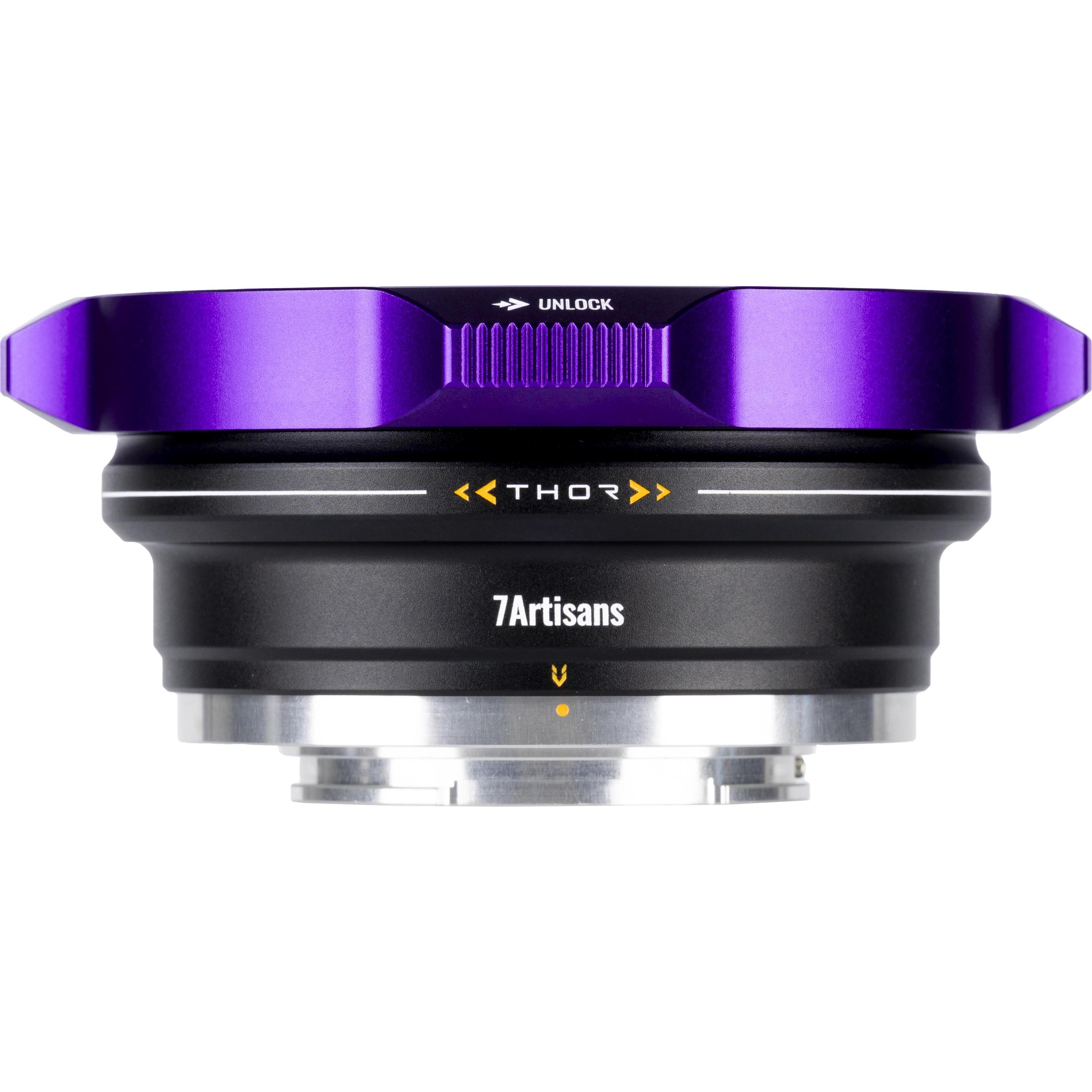 7artisans PL 4 In 1 Lens Adapter E/L/RF/Z Mount Purple, Adattatore per obiettivi, Viola