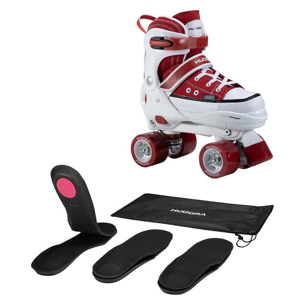 Hudora, Jongens, Rolschaatsen, Rolschaatsen Sneaker (32, 33, 34, 35), Rood
