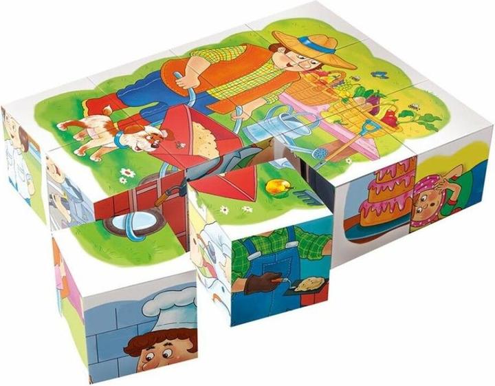 Image du produit Dino Cube d'images Profession, 12 cubes (12 pièces)