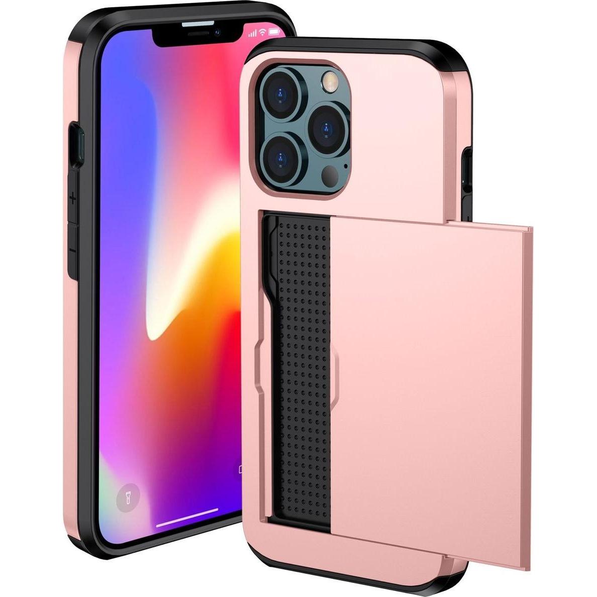 Thumbnail - König Design Hülle Handy Schutz für Apple iPhone 13 Pro Case Cover Tasche Etuis Bumper Rosa (Apple iPhone 13 Pro), Smart...