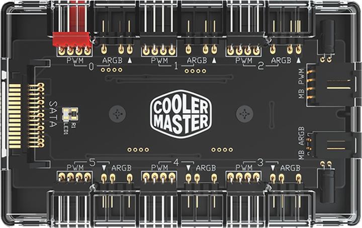 Actual product image Cooler Master MasterFan ARGB and PWM HUB