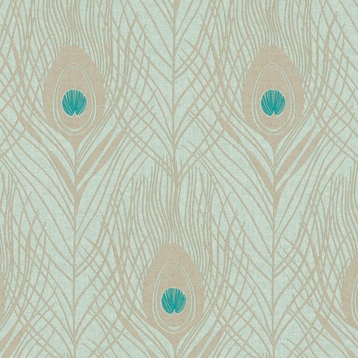 Actual product image Architects Paper Absolutely Chic with Peacock Feather (53 x 53 cm)