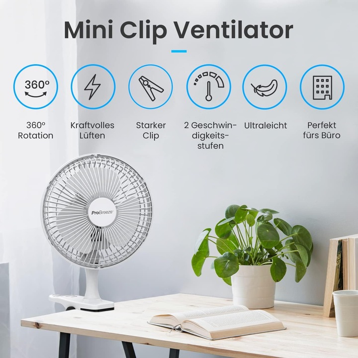 Produktbild Breeze Mini Ventilator ‎PB-01 (48 dB)