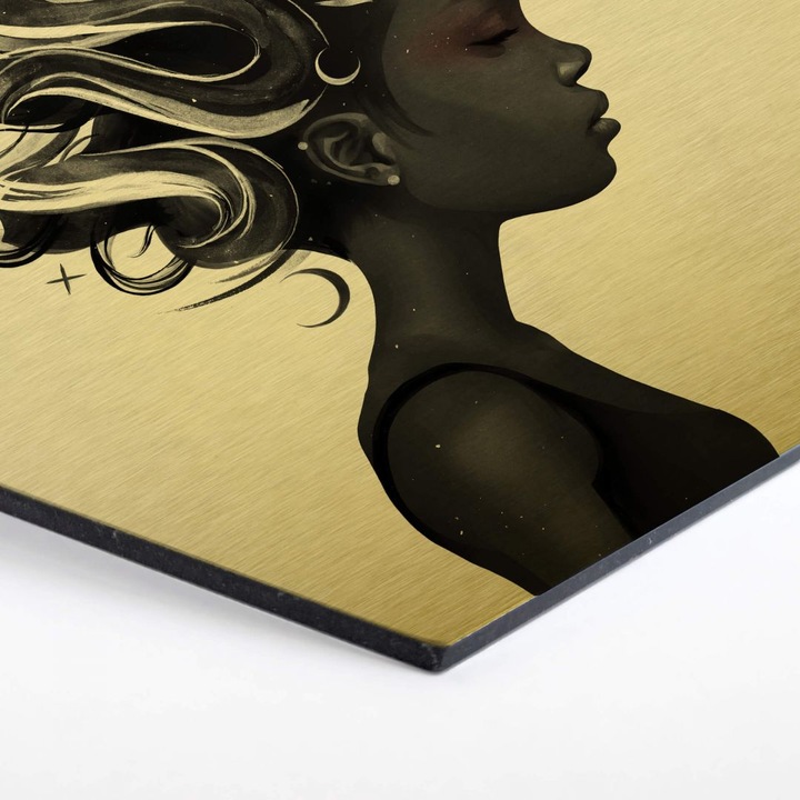 Immagine prodotto Trenddeko Effetto oro - Difficile da dire (25 x 22 cm)