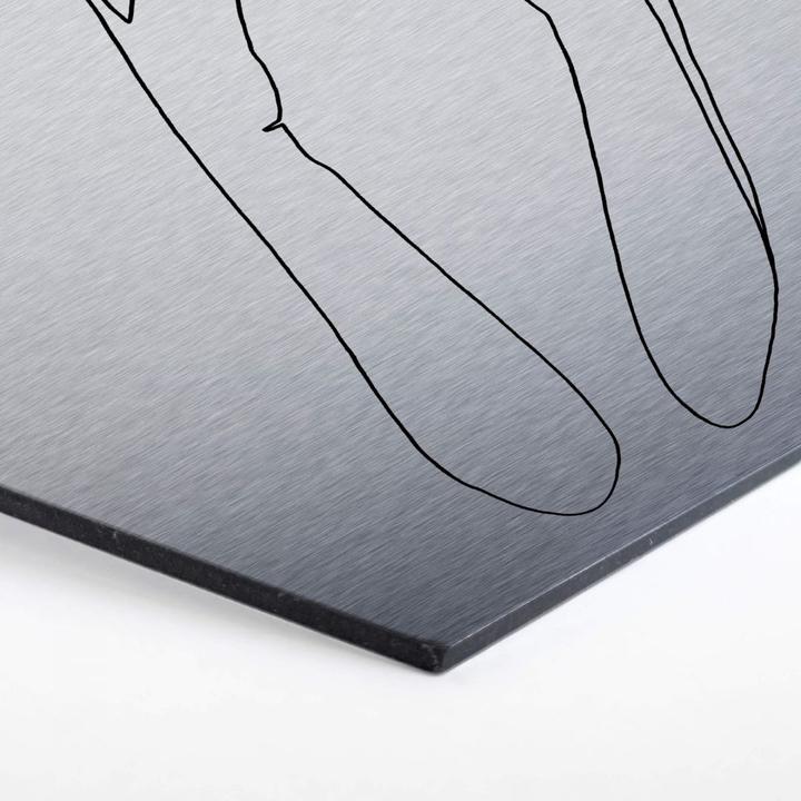 Image du produit Trenddeko Effet argenté - Desperate (75 x 65 cm)