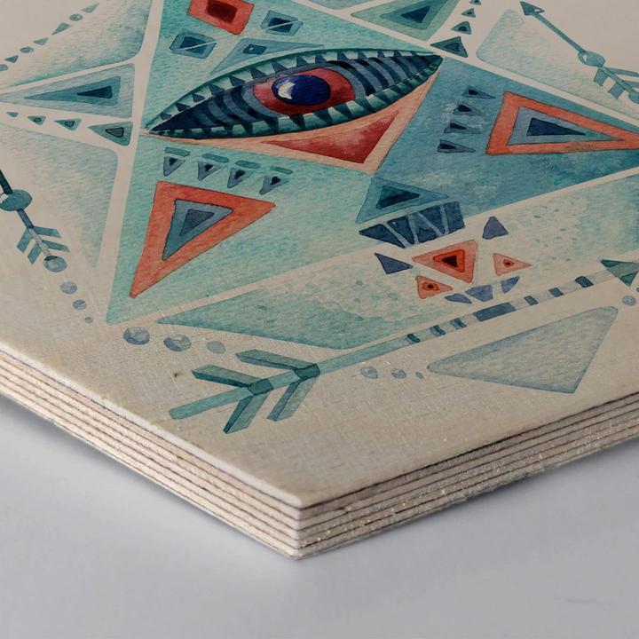 Produktbild Trenddeko Blaues Prisma (25 x 22 cm)