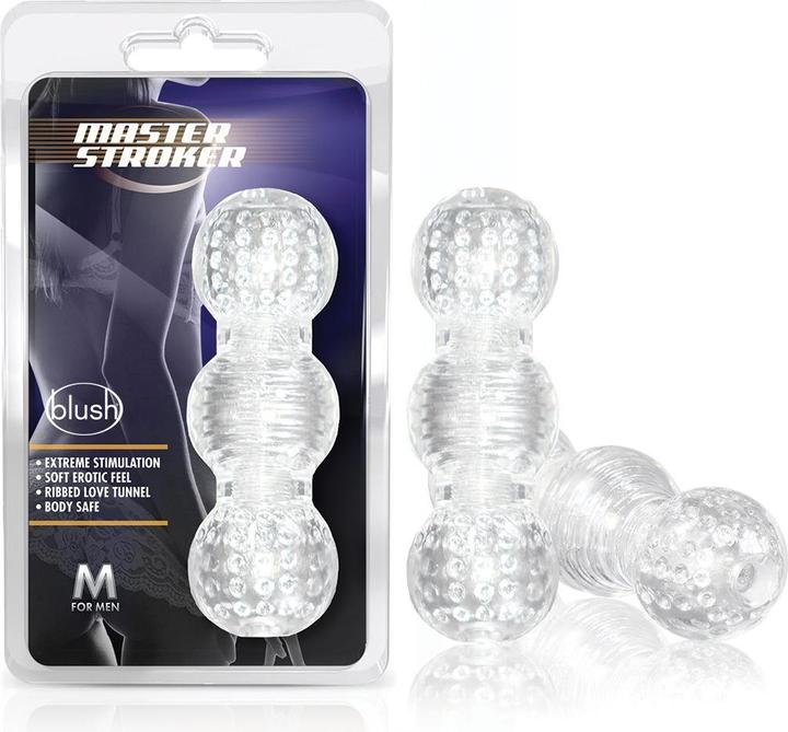 Actual product image Blush Master Stroker Transparent