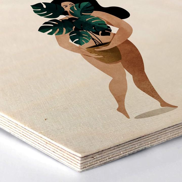 Actual product image Trenddeko The naked woman (35 x 30 cm)