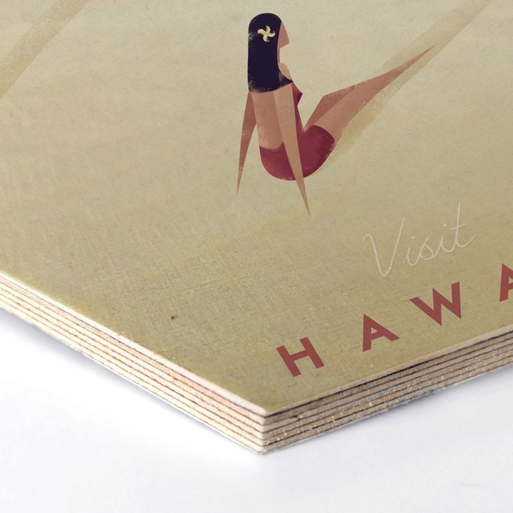 Actual product image Trenddeko Hawaii (75 x 65 cm)