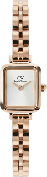 Produktbild Daniel Wellington - Quadro Mini 15.4x18.2 Arch 3-Link White Sunray Rose Gold DW00100847 (Analoguhr)