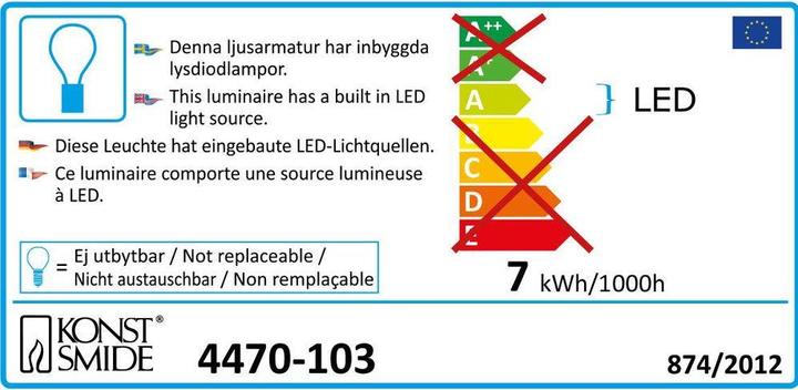 Energy Label Konstsmide Snowflake
